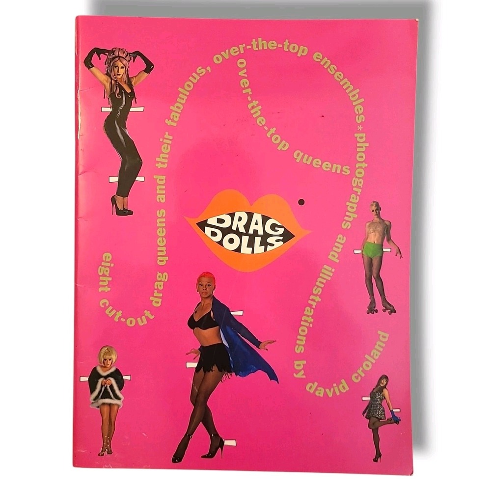 Drag Dolls Paper Doll Book Drag Queens‎ Fashion Over-the-Top Outfits Uncut
